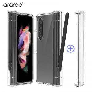 【Galaxy Z Fold3 5G ケース】NUKIN 360 クリア ギャラクシー ゼット フォールド ヒンジまで360°保護 カバー