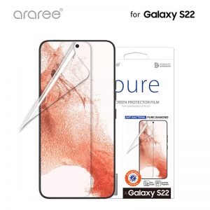 【Galaxy S22】全画面抗菌保護フィルム PURE DIAMOND CLEAR