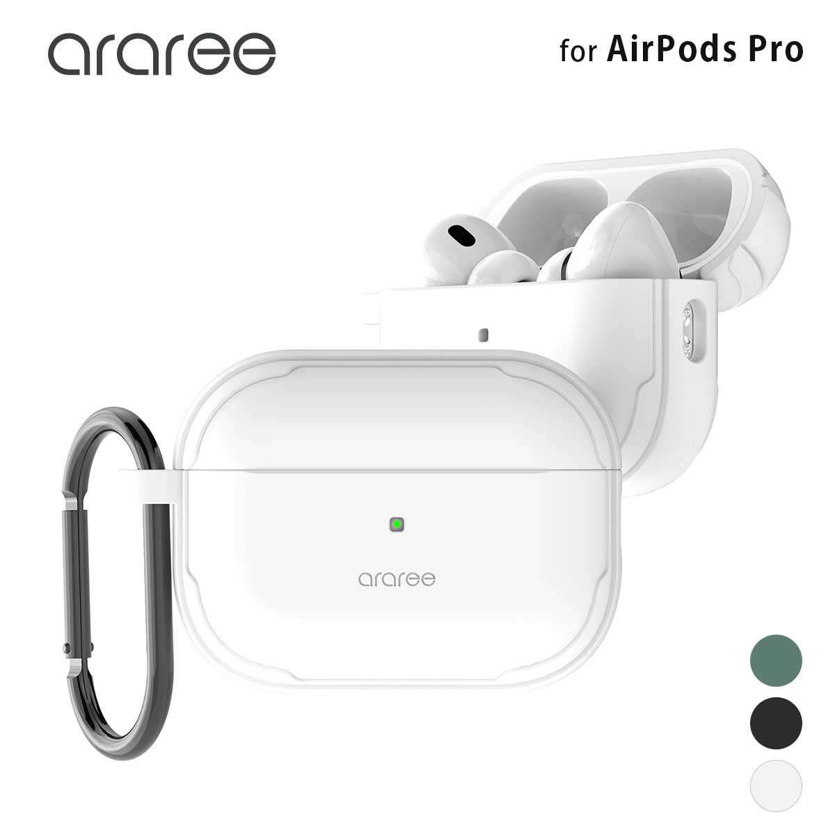 即購入ok✨AirPodsProケースOrange Hibiscusハイビスカス 勿体なく