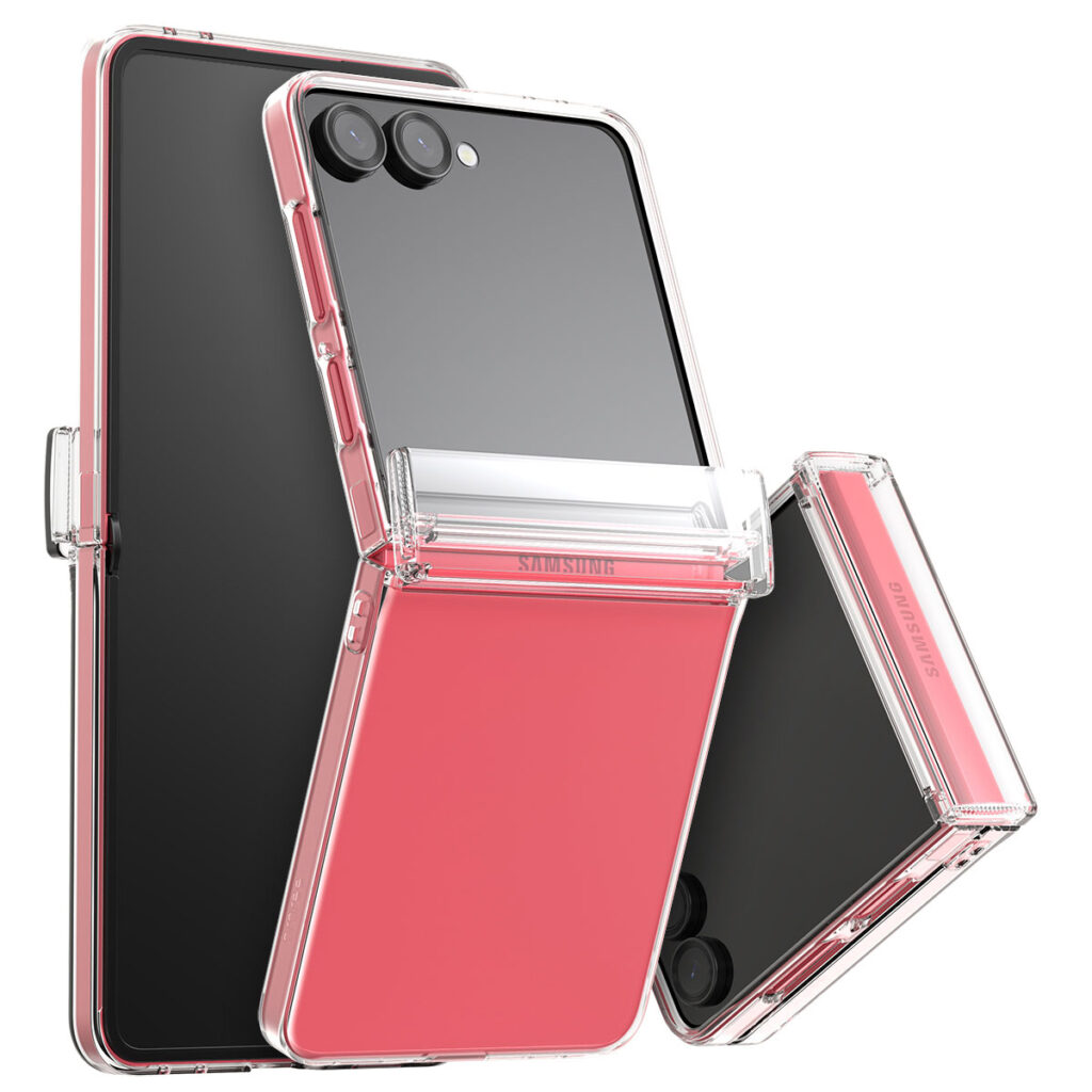 Nukin 360 フルカバー クリアケース【Galaxy Z Flip7 / Flip6 / Flip5】