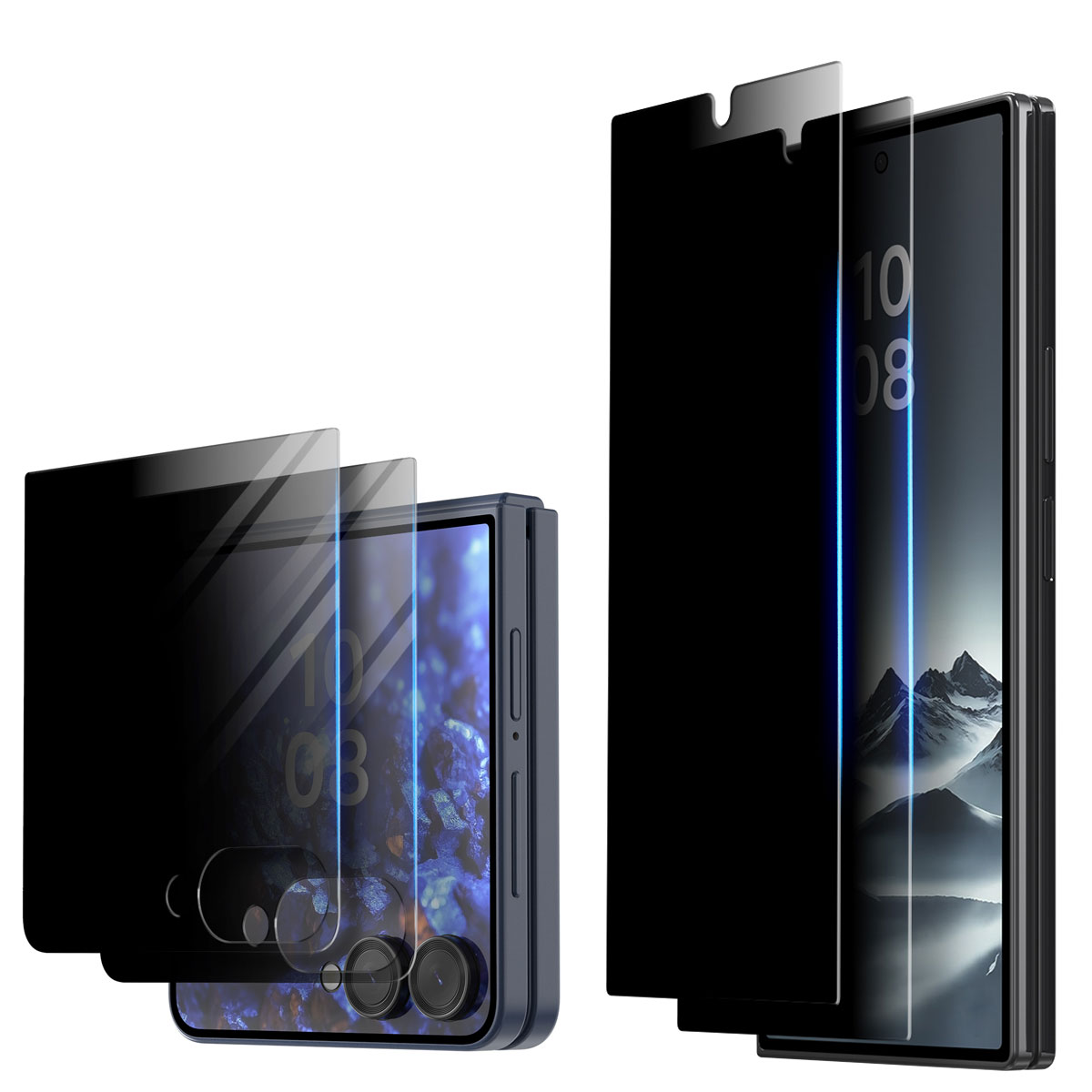 CORE のぞき見防止 強化ガラスフィルム（2枚入り）【Galaxy Z Fold7