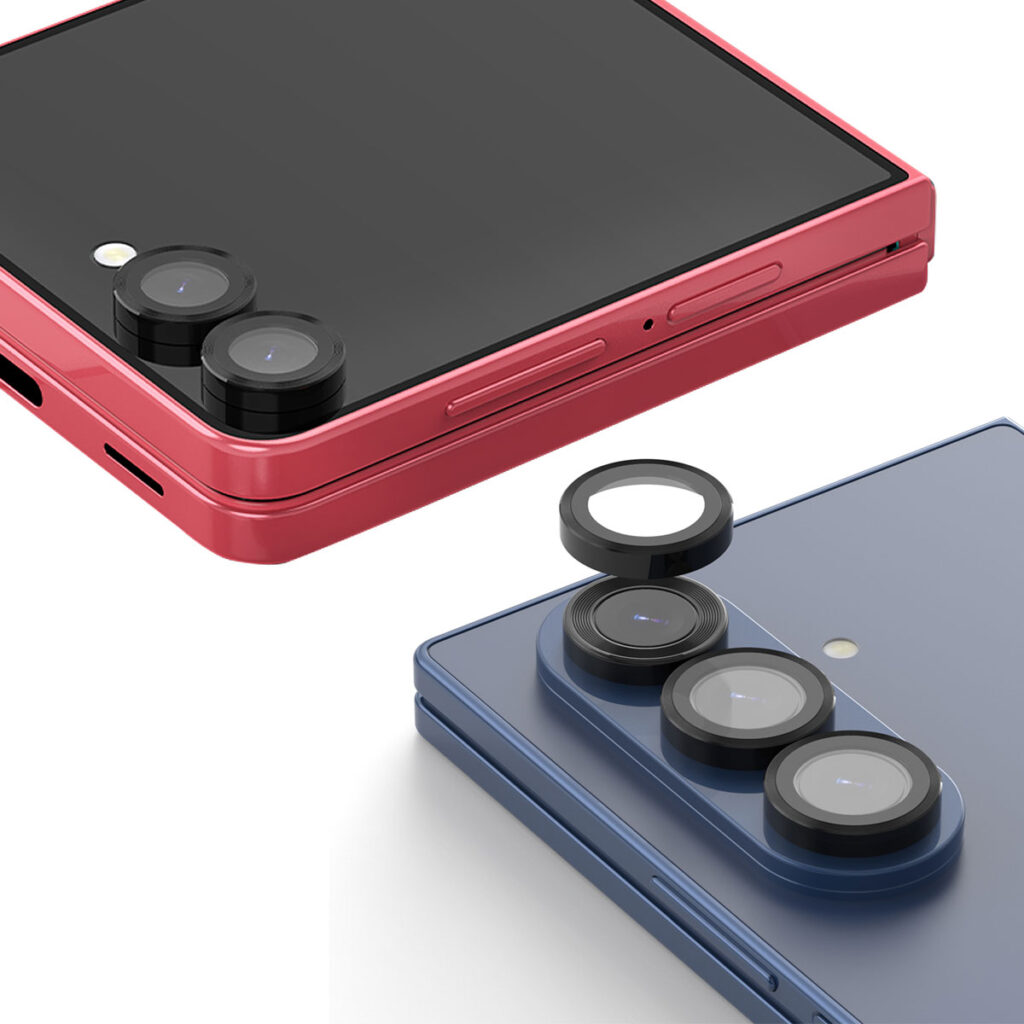 CORE MR カメラ専用強化ガラスフィルム メタルリング【Galaxy Z Fold7 / Flip7 / Fold6 / Flip6】