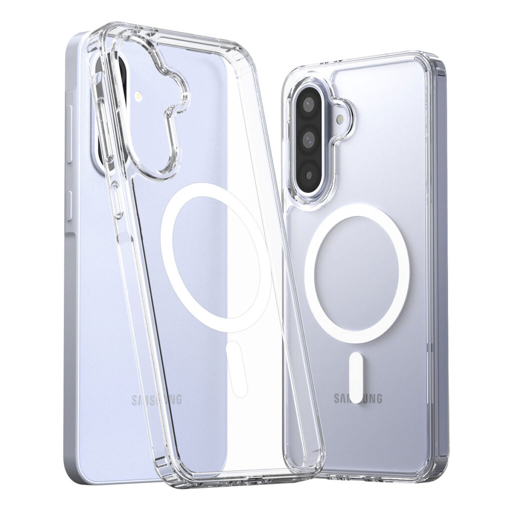 MagSafe対応 DUPLE M クリア ケース ハイブリッド 背面カバー【Galaxy A36】