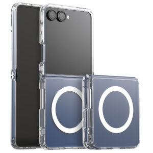 Qi2 / MagSafe対応 Duple M 米軍MIL規格 ハイブリッドカバー クリアケース【Galaxy Z Flip7】