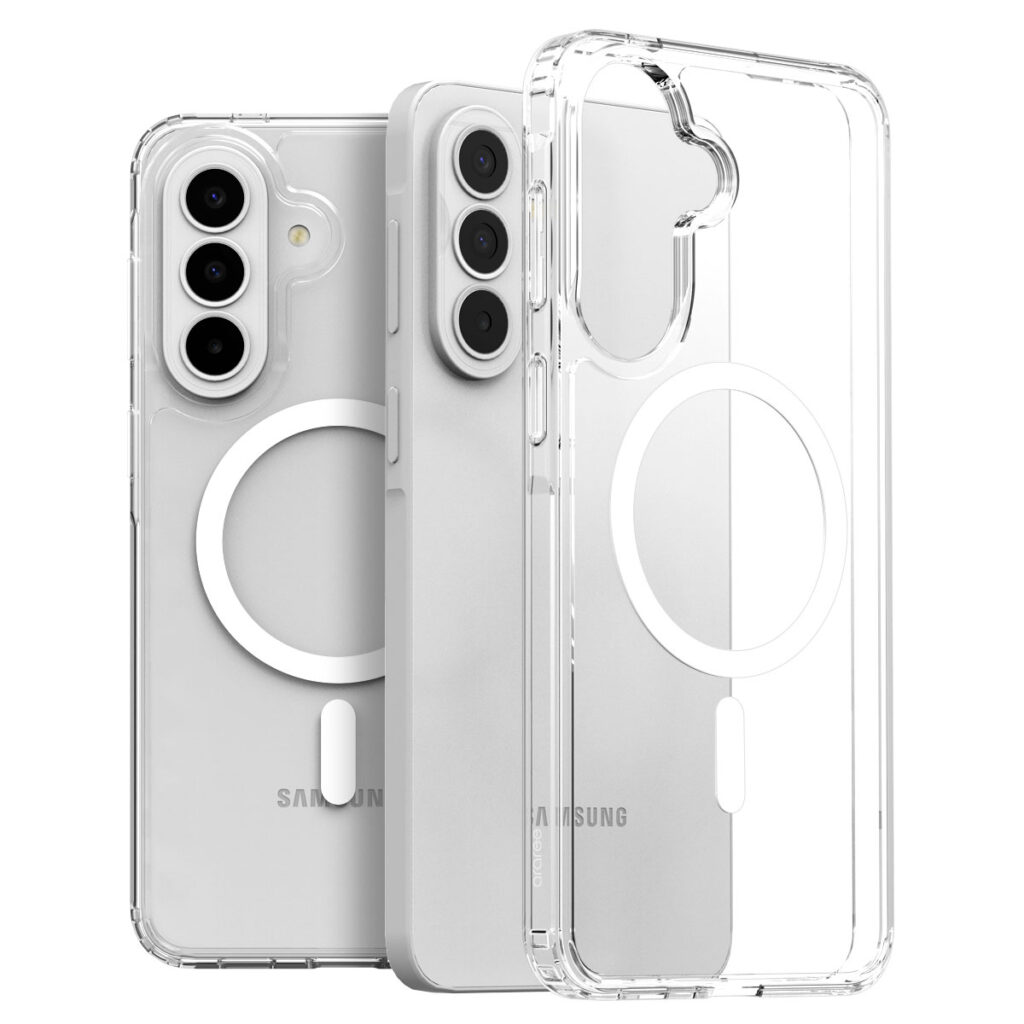 MagSafe対応 DUPLE M クリア ケース ハイブリッド 背面カバー【Galaxy A57 / A36】