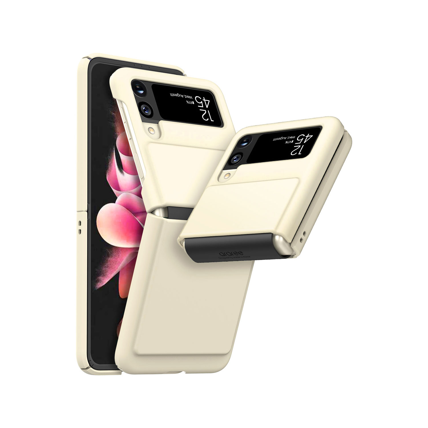 Galaxy Z Flip3 5G ケース】Aero Flex ブラック ギャラクシー ゼット